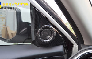 Pour Honda 10e génération Civic FC A-pilier haut-parleur garniture 2 pièces LHD fibre de carbone Direct Fit accessoire de voiture - Product Image 6