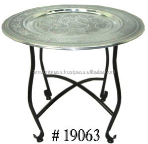 Table basse traditionnelle marocaine, décoration intérieure, meubles de salon, classique - Product Image 4