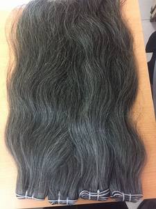 Tejido gris en el cabello Extensiones de cabello Remy gris sin procesar Cabello gris Remy vietnamita virgen real recto natural Cabello gris - Product Image 5