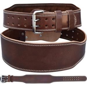 GAF TRAINING GYM <b>WEIGHT</b> LIFTING BELT LEATHER POWER BACK SUPPORT Power Training Leather Weightlifting Gym - Product Image 6