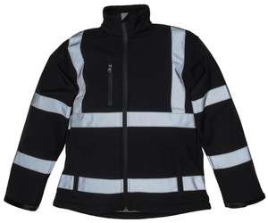 Jersey de punto de alta visibilidad, sudadera hi vis con cinta reflectante 8906, chaqueta impermeable/a prueba de viento - Product Image 3