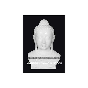 Stone marble Buddha Head - Product Image 1
