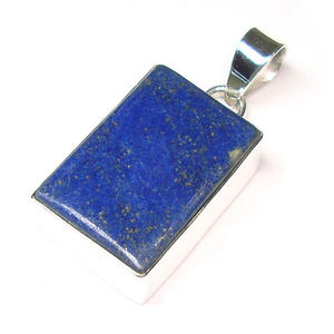 Bijoux en argent Sterling 925 pendentif Lapis Lazuli pour femmes bijoux bijoux fins pendentifs et breloques personnaliser bijoux - Product Image 4