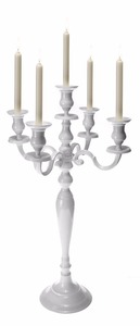 VENTE CHAUDE CONCEPTION MODERNE TAILLE PERSONNALISÉE FORME ET COULEUR ARGENT MARIAGE CANDELABRE BOUGEOIR - Product Image 3