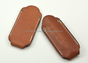 Étui à couteaux de poche pliable personnalisable avec étui en cuir véritable durable Logo personnalisé et support OEM/ODM - Product Image 6