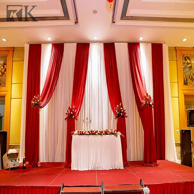 Tuyau décorative d'entrée de salle de mariage indien, drapé, décoration pour l'entrée du hall de mariage, en vente