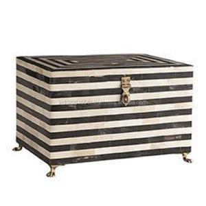 กล่องลายดอกไม้ทันสมัยพร้อมสลักกระดูกสำหรับเฟอร์นิเจอร์บ้านสำนักงานและห้องนั่งเล่น - Product Image 2