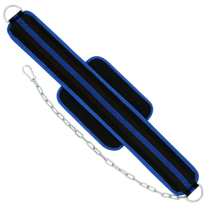 GAF DUTY HEAVY CONFORTABLE CEINTURE DE CHAÎNE EN ACIER POUR DIPS ET PULL UPS GEL WRAPS AVEC CHAÎNE ADAPTE - Product Image 1