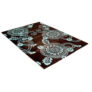 Bán buôn 100% New Zealand len khu vực thảm thiết kế hiện đại cao đống tay-chần sợi vòng thảm cho không gian sống tùy chỉnh kích thước - Product Image 1