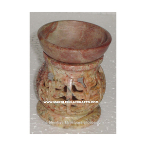 Elegance Soapstone Aroma Oil Unique Burner - Product Image 1