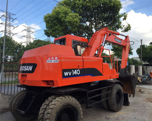 Used daewoo <strong>doosan</strong> wv140 wheel <strong>excavator</strong> <strong>doosan</strong> <strong>150</strong> digger <strong>excavator</strong> for sale 0.65m3 2009 ce shanghai china