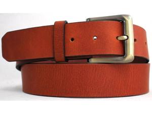 Cinturón de piel de vaca de lujo para hombre con tobogán para hebilla Correa de fácil ajuste sin agujeros Versátil para viajes de trabajo o uso de fin de semana - Product Image 3