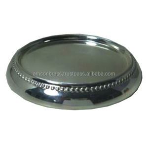 เชิงเทียนที่วางเทียนแบบเกลียวสำหรับตกแต่งแบบแท่งเทียนกลมอลูมิเนียมสีเงินสำหรับการใช้งานในโบสถ์ - Product Image 1