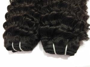Cabello humano virgen sin procesar, procesado químico, indio - Product Image 3