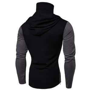 La mejor venta de alta calidad de los hombres de encargo negro sudaderas con capucha de las alas de los comerciantes - Product Image 2