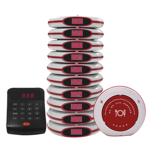 RINGBELL C202 Tấm Lót Ly Không Dây Mới Còi Báo Hiệu Sạc Nhanh Hệ Thống Chuông Kiểm Tra Máy Nhắn Tin Rung Nhà Hàng - Product Image 3