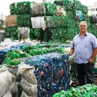 Frio e quente lavado garrafa do animal de estimação flocos/plástico scrap/plástico transparente reciclado scraps