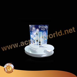 Customized makeup display organizer, China factory acrylic cosmetic <b>face</b> <b>cream</b> <b>lotion</b> counter display - Product Image 4