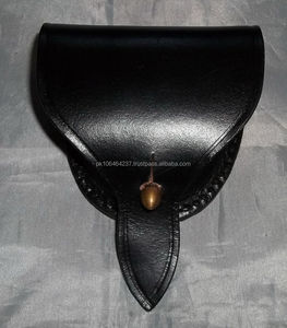 Hommes de haute qualité exigence personnalisée 100% peau de vache véritable Reproduction uniformes pochette en cuir ceintures en cuir - Product Image 3