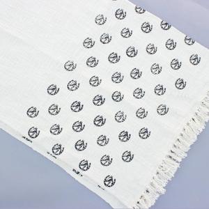 Manta de algodón de lujo con estampado de bloques de base blanca para decoración del hogar, venta al por mayor, para decoración de sala de estar - Product Image 2