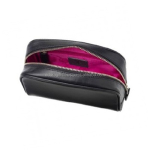 Bolsa de cosméticos de cuero PU 2025 bolsa de cosméticos de viaje de moda de alta calidad para mujeres/bolsa de cosméticos al por mayor - Product Image 1