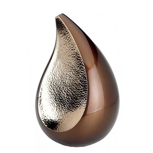 Gota de lágrima de latón para la cremación urna humanos urnas para las cenizas de la India de bronce sólido cremación urnas para las cenizas. - Product Image 3