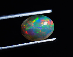 Pierre précieuse d'opale éthiopienne naturelle 10x8mm forme ovale précieuse Welo arc-en-ciel Flashy pierre d'opale éthiopienne au prix de gros - Product Image 6
