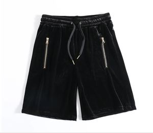 Short en velours décontracté à cordon de serrage YYSY pour hommes, logo personnalisé - Product Image 5