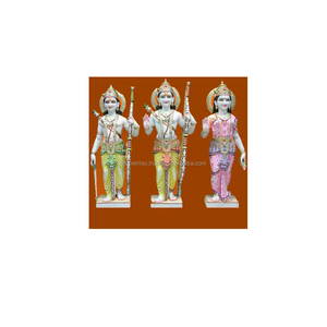 รูปปั้นพระราม ดาร์บาร์ ทำจากหินอ่อนจากอินเดีย - Product Image 1