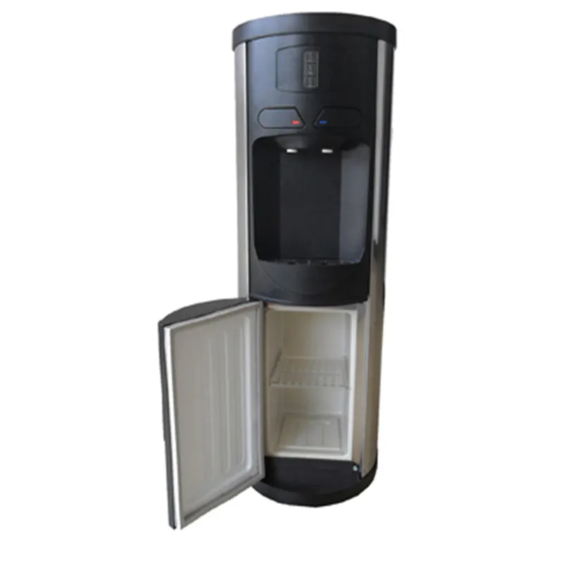 Water Cooler Top Loading Freestanding Water Dispenser with Storage Cabinet 5 Gallon Two Temperature Settings