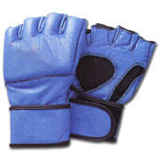 Gants de MMA pour grappling et sparring, demi-doigts pré-courbés, sangle de poignet réglable, paume ventilée, cuir, hommes et femmes - Product Image 4