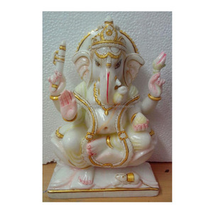 พิเศษสีขาวหินอ่อน Idol พระพิฆเนศ Murti - Product Image 1