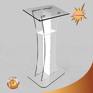 Atril acrílico para iglesia, podio, con luz LED, económico, transparente, nuevo diseño - Product Image 6