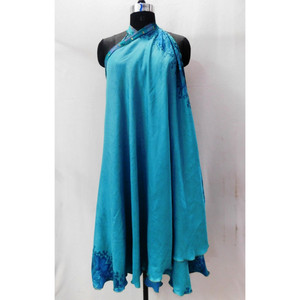 กระโปรงผ้าไหมวินเทจ สไตล์ชุดชายหาด แบบพันรอบตัว สำหรับเด็กผู้หญิง ผู้หญิง และสุภาพสตรี - Product Image 3