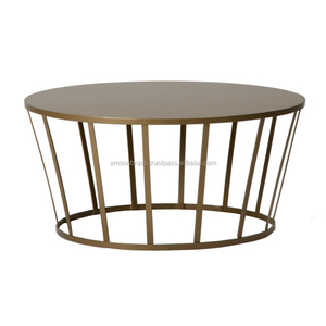 Mesa de centro de metal para sala de estar, mesa de centro, decoración de jardín, taburete, muebles de sala de estar martillados - Product Image 3