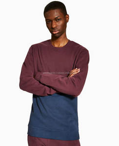 Nouvelle mode à la mode OEM usine ras du cou sweats en gros blanc hommes bande personnalisé respirant longine sweat - Product Image 2