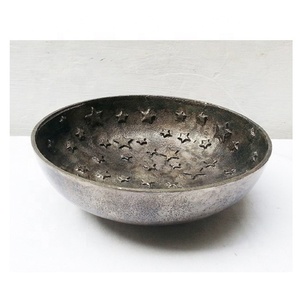 Bol de fruits ANTIQUE pour ustensiles de cuisine, bol en métal, meilleur vente bol à salade en vrac - Product Image 6