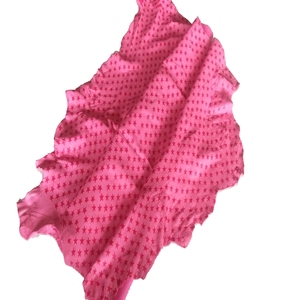 Gants en cuir de peau de mouton rose de haute qualité pour femmes Type de grain avec motif fini pour vêtements-Cuir véritable - Product Image 1