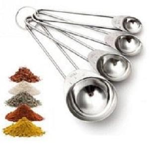 Juego de cucharas medidoras de café de fabricante indio, cucharas medidoras de acero inoxidable - Product Image 2
