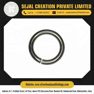 Venta al por mayor, superventas, anillo de salto, hallazgos de plata, anillos de salto a precio al por mayor, anillo de plata esterlina en blanco para piedras, pendiente de plata 925 - Product Image 4