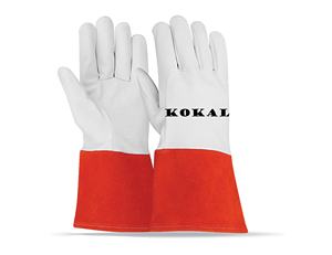 Gants de soudage certifiés CE TEGERA en cuir de vachette, gants de sécurité pour la protection du soudage TIG MIG, écran tactile et imperméables - Product Image 4