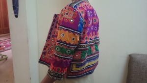 เสื้อแจ็กเก็ตงานมิเรอร์โบโฮคุชิบันยาระ,เสื้อวินเทจชนเผ่าอินเดีย - Product Image 4