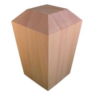 Urna de cremación de madera rosa, suministros funerarios, Brassworld, India - Product Image 3