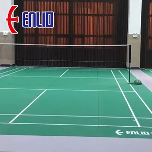Badminton Court Mat Sport Flooring from China Golden Supplier Enlio Alite