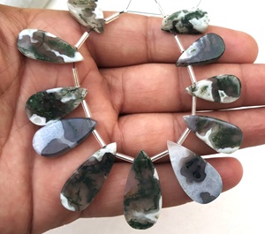 Quartz solaire naturel pierres précieuses lisse forme de poire Briolette perles pour la guérison cristal pierre bijoux perles pierres précieuses en vrac - Product Image 6