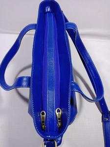 Ladies Compact Leather Grab <b>Bag</b> with Top Handle and Magnetic Snap Closure for Easy Everyday Fashion <b>Carry</b> Option - Product Image 6