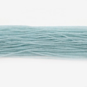 Collar hecho a mano con cuentas de agua, piedra preciosa de Color azul tallado, estilo indio, hecho a mano - Product Image 2