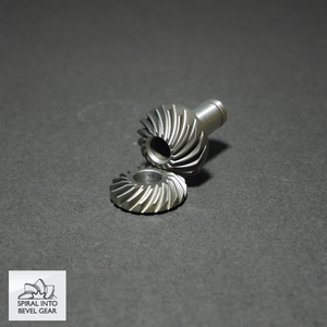 Ensemble d'engrenages hélicoïdaux en acier moulé sous pression personnalisés de haute qualité pour Machines à coudre industrielles profil de dent biseautée - Product Image 4