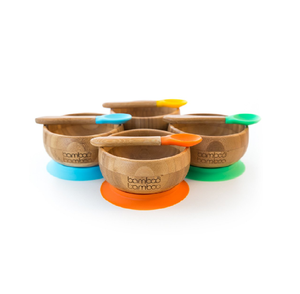 Juego de cuchara y cuencos de bambú respetuosos con el medio ambiente - Product Image 1