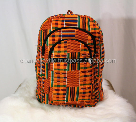 Африканский рюкзак Kente с принтом, сумка для книг, рюкзак ручной работы, ткань, Африканский хлопковый, с принтом воска
